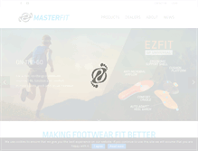 Tablet Screenshot of masterfitinc.com